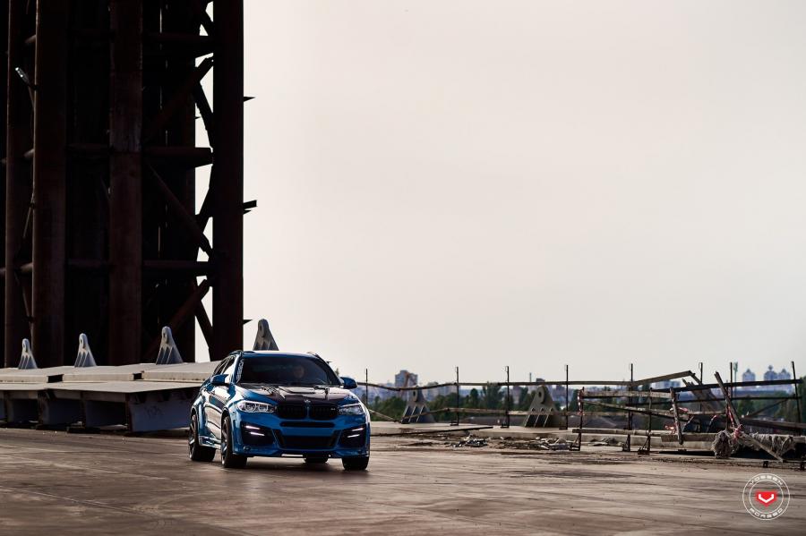  BMW X6 M on Vossen Wheels (VPS-303) 2017 года  (фото 10 из 28)